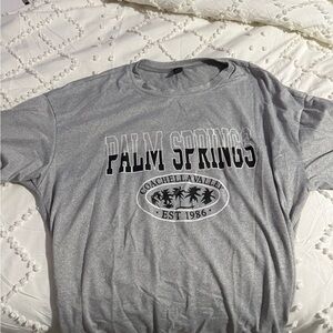 Gray Palm Springs T-Shirt